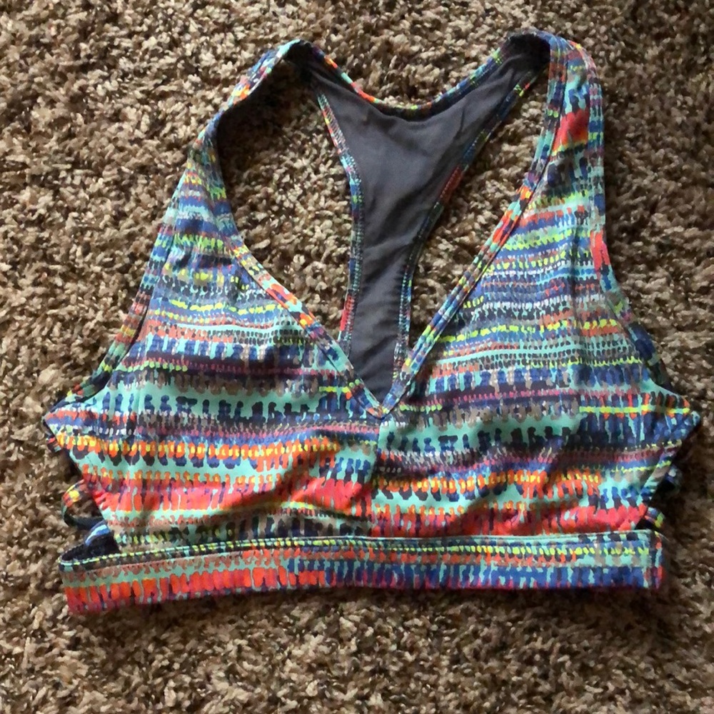 Multicolored Victoria secret sports bra